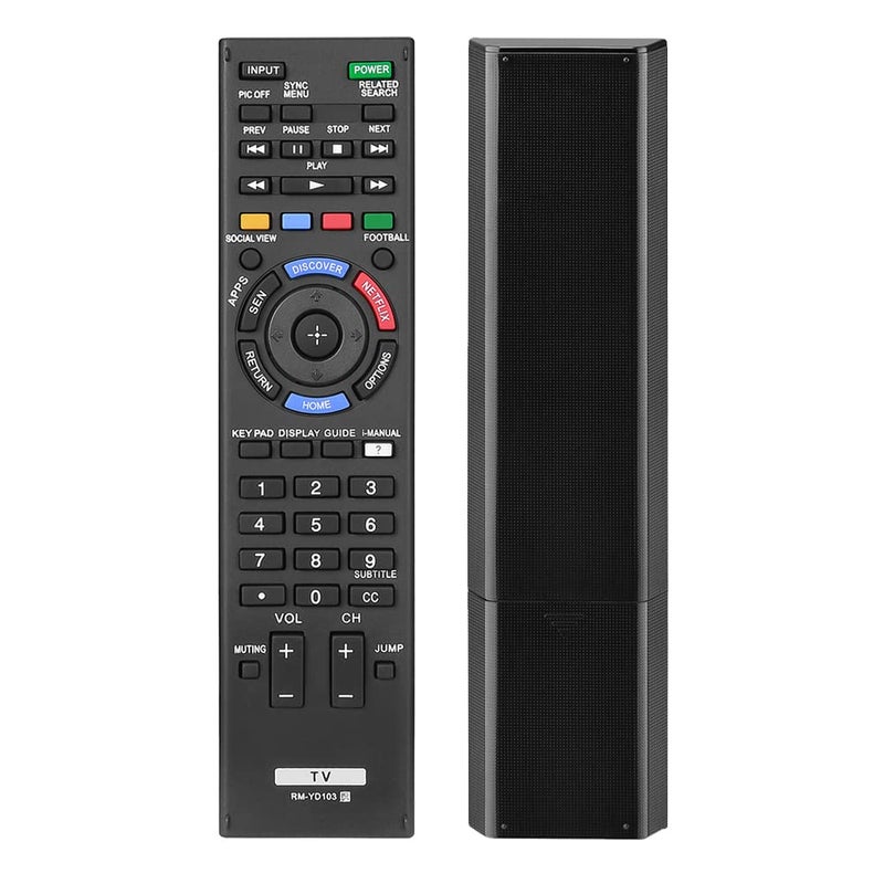 AZMKIMI Universal TV Remote Control Replacement for Sony RM-YD102 RM-YD103 Bravia HDTV LCD LED 3D Smart TV - Image 1
